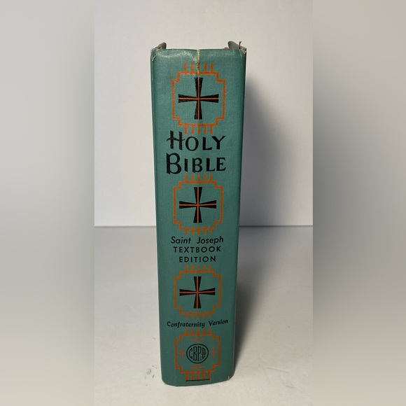 Vintage Holy Bible Saint Joseph Textbook Edition Confraternity Version 1963 VTG - Picture 2 of 13
